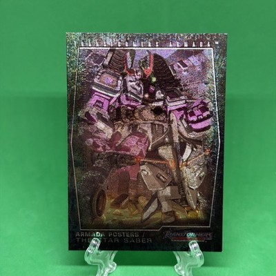 2003 Fleer Transformers Armada Posters The Star Saber #8AP 1l90