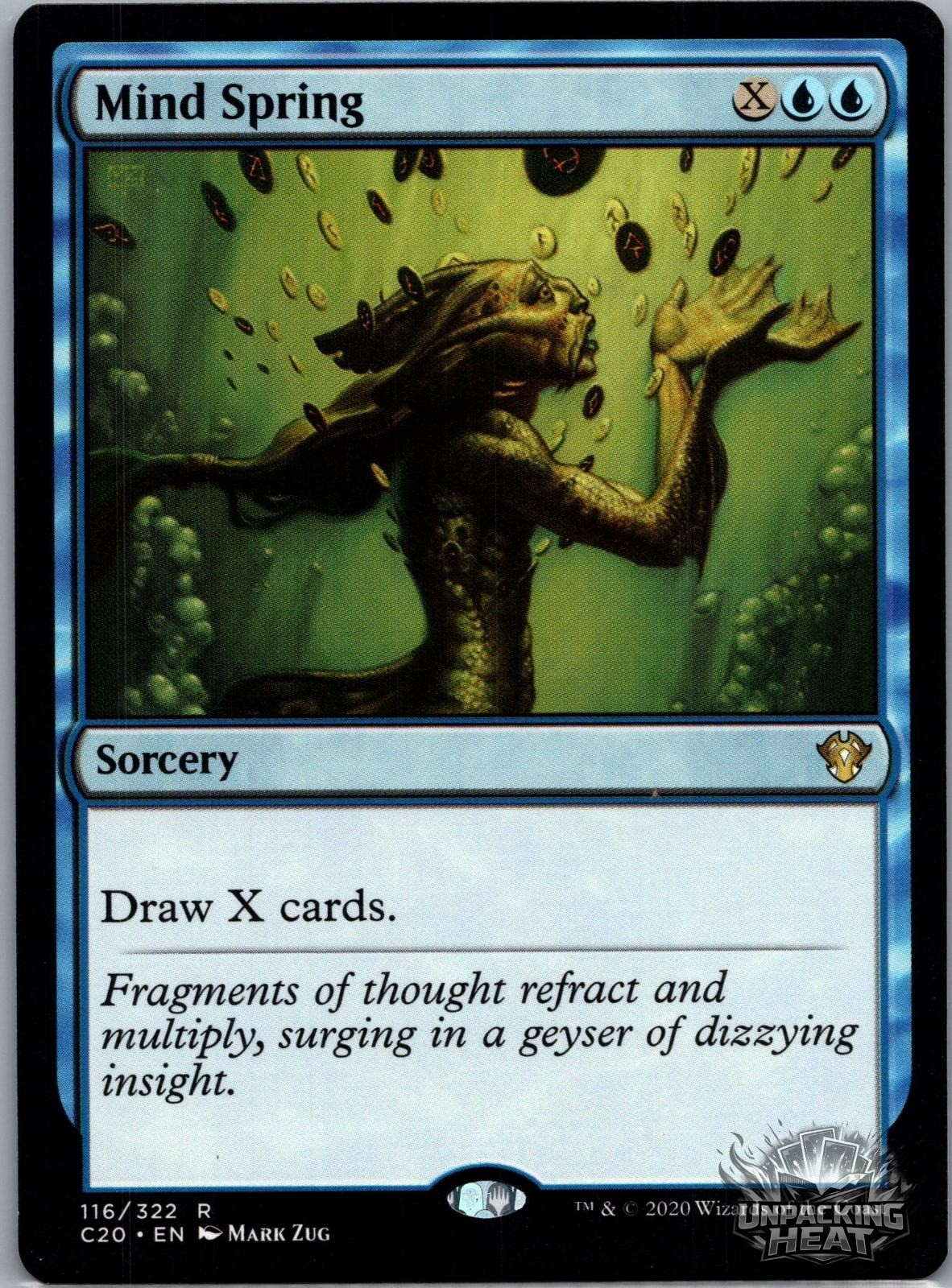 Mind Spring 116 Rare Commander 2020 Magic: The Gathering Lightly Played
