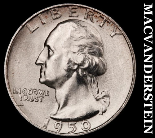 1950-S Washington Quarter- Choice Gem Brilliant Uncirculated++++ Luster #G6733