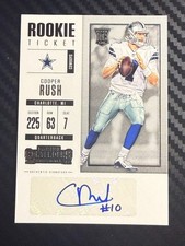 2017 Contenders #218 Cooper Rush rc auto