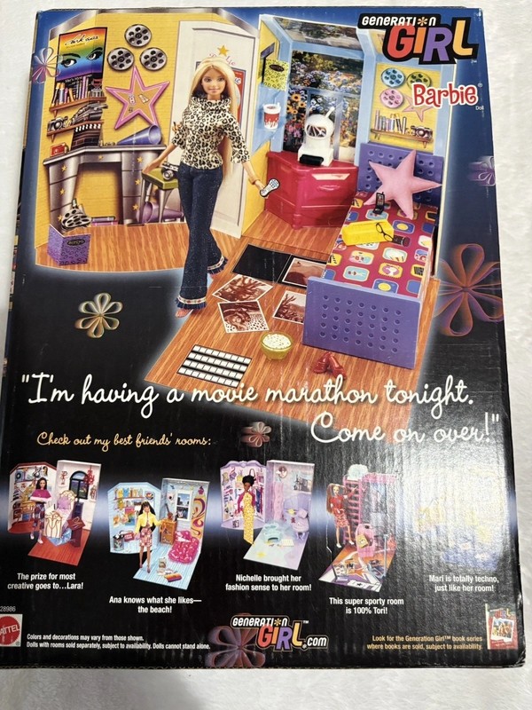 Barbie Generation Girl My Room Doll Playset Collector Edition Boxed 2000
