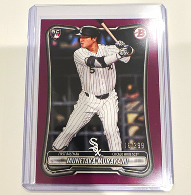 2026 Bowman - Munetaka Murakami Rookie Card - Fuchsia 16/299 - White Sox