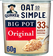 Image of Oat so Simple Original Porridge Big Pot 60 G (Pack of 8)