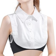 Fake Collar Detachable Collar Blouse Dickey Collar Half Shirts False Collar f...