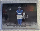 Jahmyr Gibbs 2025 Panini Black Smokescreen SSP CASE HIT Detroit Lions #5
