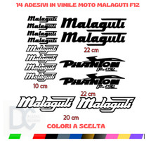 Adesivi malaguti f 12 phantom kit decals replica scooter logo stickers vinile