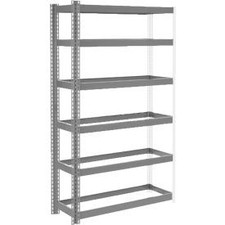 Industrial 6 Shelf Heavy Duty Boltless Shelving Add On 36""W x 18""D x 84""H No