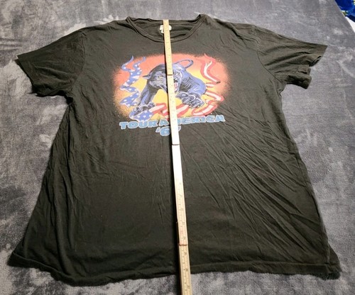 Denim And Supply Tour Hemd Herren Extra Large Schwarz Grafikdruck Ralph Lauren Z* - Bild 3 von 7