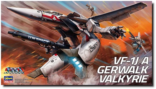 Hasegawa Macross VF-1J/A Gerwalk Valkyrie 1/72 Model Kit New - Picture 1 of 6