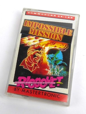 Commodore 64 C64 Spiel --  IMPOSSIBLE MISSION (Mastertronic) -- Tape