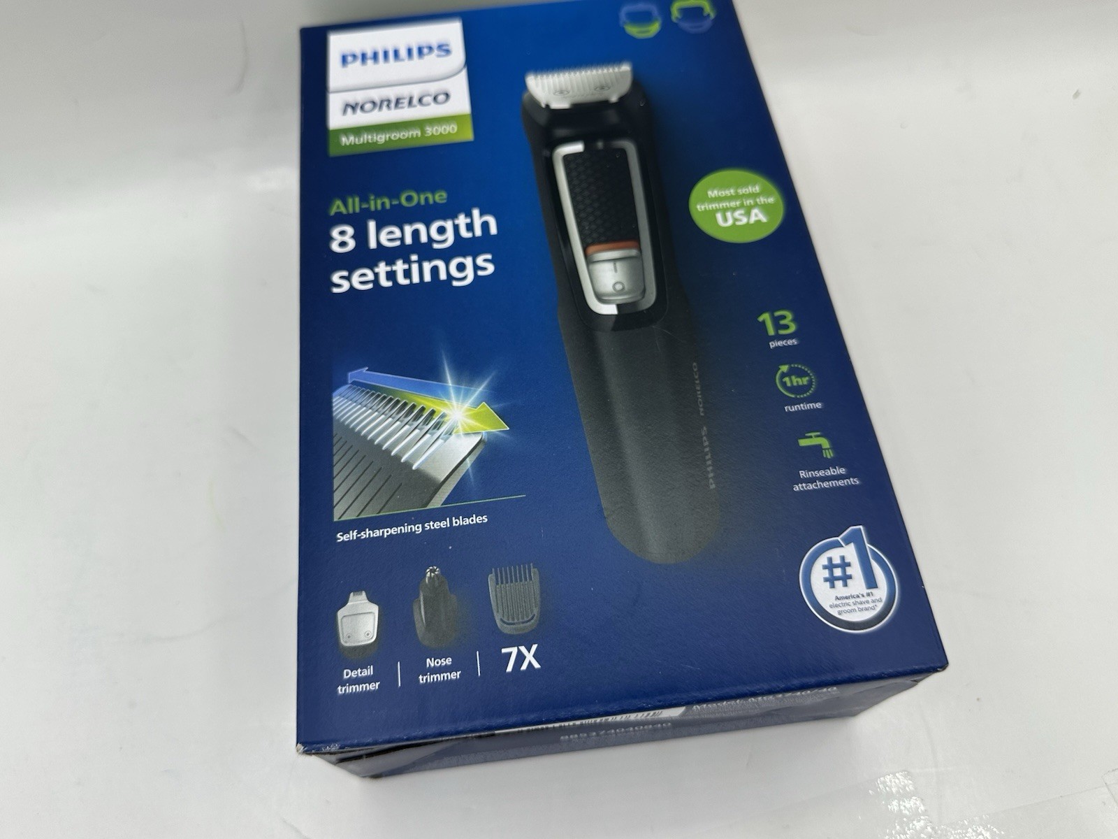 Philips Norelco Multigroom 3000 13-in-1 All-in-One Trimmer for Beard/Nose/Ears