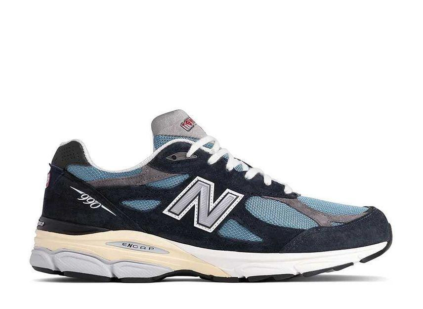 US 10.5 New Balance 990V3 Navy Castlerock 28.5cm M990TE3 | eBay