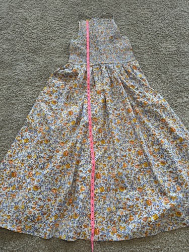 Neu mit Etikett J Crew Friday Blumendruck, gesmoktes Oberteil, 100 % Baumwolle Kleid, Taschen, Größe M - Bild 6 von 14