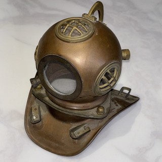 Vintage Antique Brass Copper Divers Helmet Fabulous replica