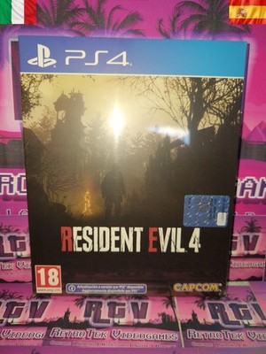    RESIDENT EVIL 4 REMAKE LIMITED EDITION STEELBOOK PAL ITA SONY PS4 NEW 