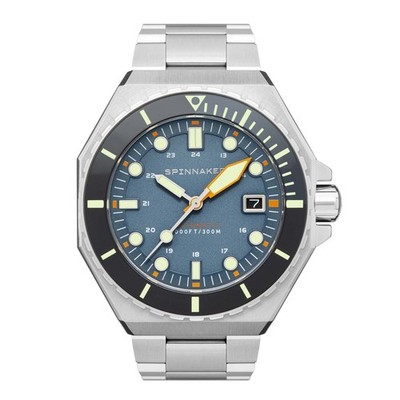 Spinnaker Dumas Blue / Black / Stainless Steel | Blue Dial 44mm Japanese Automat