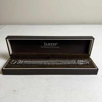Jared .925 Sterling Silver Italy Bracelet 7.5'' Stamped ''925 ITALY RL''