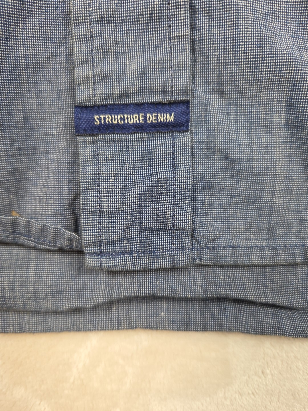 Structure Button Down Long Sleeve Men's Medium Sh… - image 3