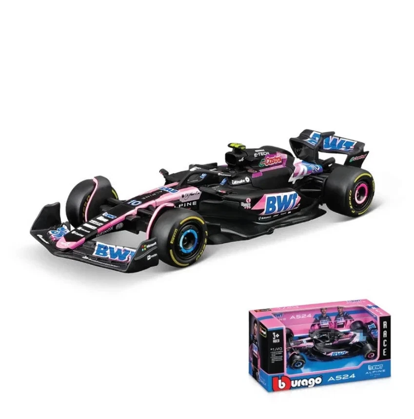2025 B 1:43 BWT Alpine F1 Team A525 A524 2023 A523 #10 #31 Racing Formula Car St - Imagem 4 de 4
