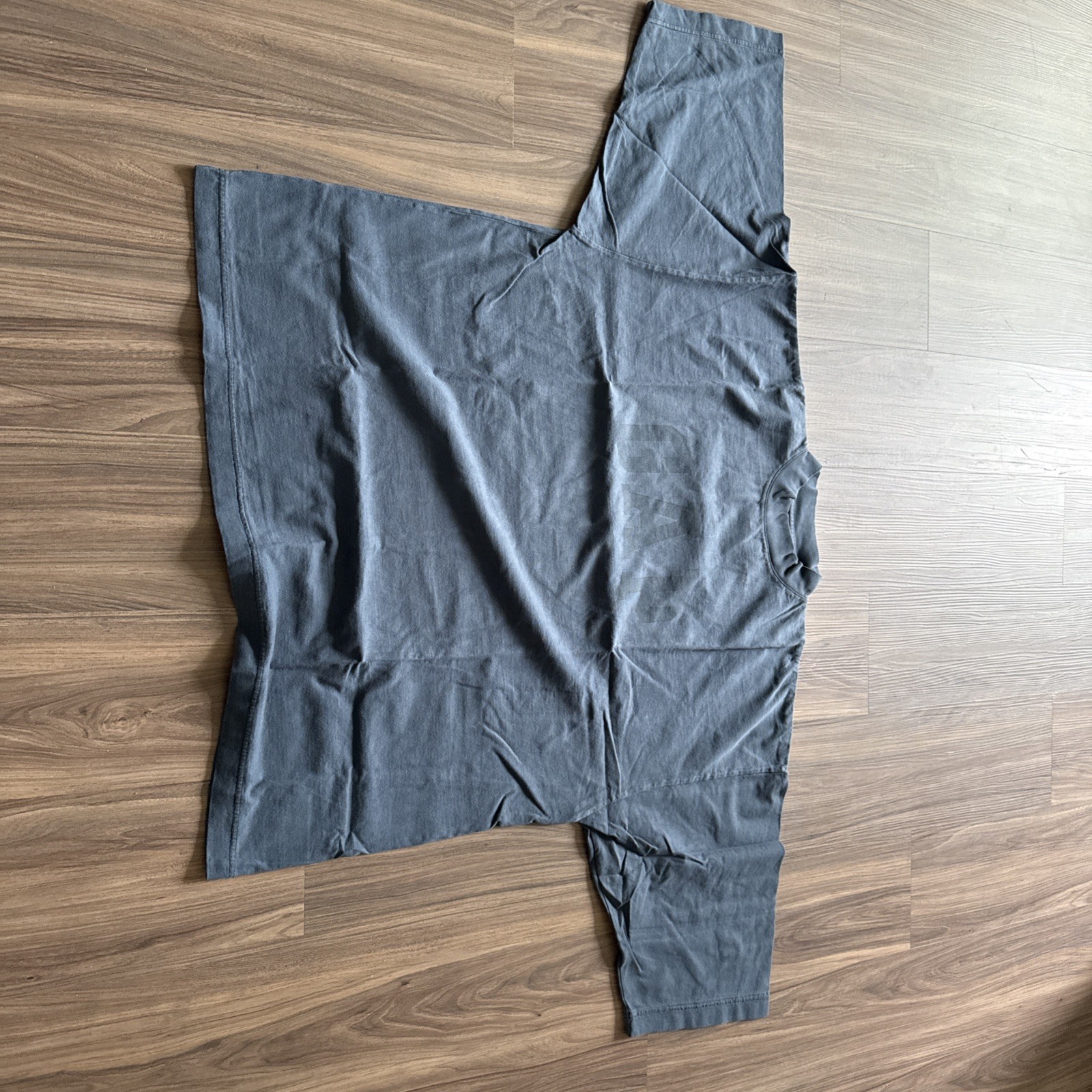 YEEZY GAP Balenciaga Dove 3/4 Sleeve Tee Dark Blue Size S