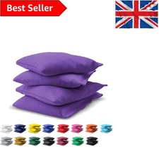 Synthetic Corn-Filled Cornhole Bags - 4-Pack, 16 Color Choices for Custom Play