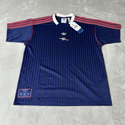 アーセナル 18 Arsenal Jersey Mens Small Blue Navy Soccer AFC Icon Adidas