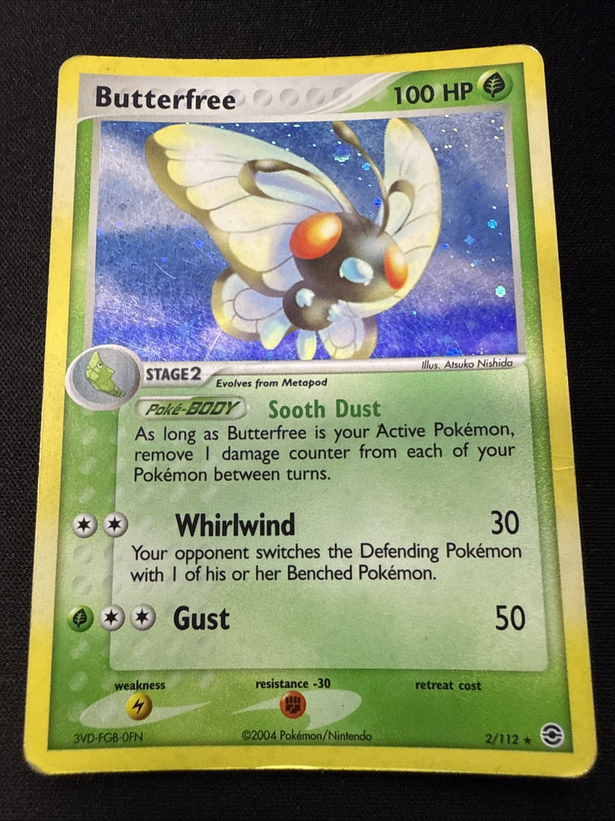Pokémon TCG Butterfree EX FireRed & LeafGreen 2 Holo Holo Rare Vintage