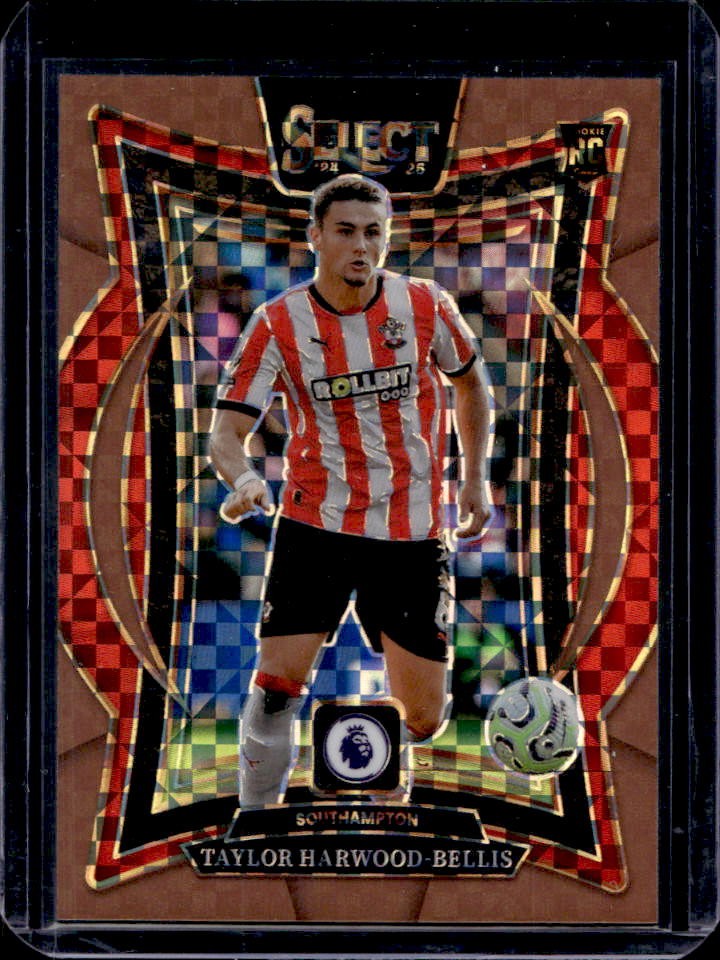 2024-25 Select Premier League Taylor Harwood-Bellis Terrace Bronze Checker #/125