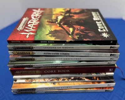 Warhammer Age of Sigmar Core Rules Generals Handbook Battletomes Warcry Book Lot