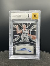 2023-24 Panini Spectra - #RS-MGB Manu Ginobili Radiant Signature /49 -- BGS 10/8