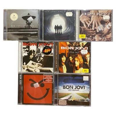 Bon Jovi DVD Album Bundle x 7 Rock Pop Rock Mercury Records Australia Bulk Lot