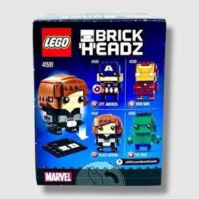 ⚔️ LEGO 41591 BrickHeadz Marvel Black Widow Brand New SHELF WEAR Sealed 🔥