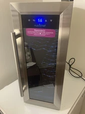 NutriChef Home Wine Cooler Fridge 12 Bottle PKCWC12 Works Perfectly