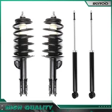 4 Front Quick Complete Struts Coil Spring Rear Shocks For 2012-16 Toyota Prius C