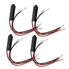 ESUPPORT 4 x Universal 12V Motorcycle Turn Signal LED Load Resistor Flash 4Pcs