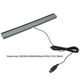 Wired Remote Motion Sensor Bar IR Infrared Ray Inductor for Nintendo Wii / Wii U