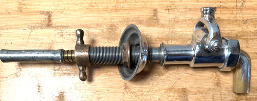 Vintage Antique Heavy Duty Brass Beer Keg Spigot Untested