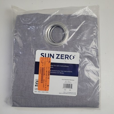 NEW Sun Zero One Panel Grommet Curtain 'Gray' 50 X 84 CT13