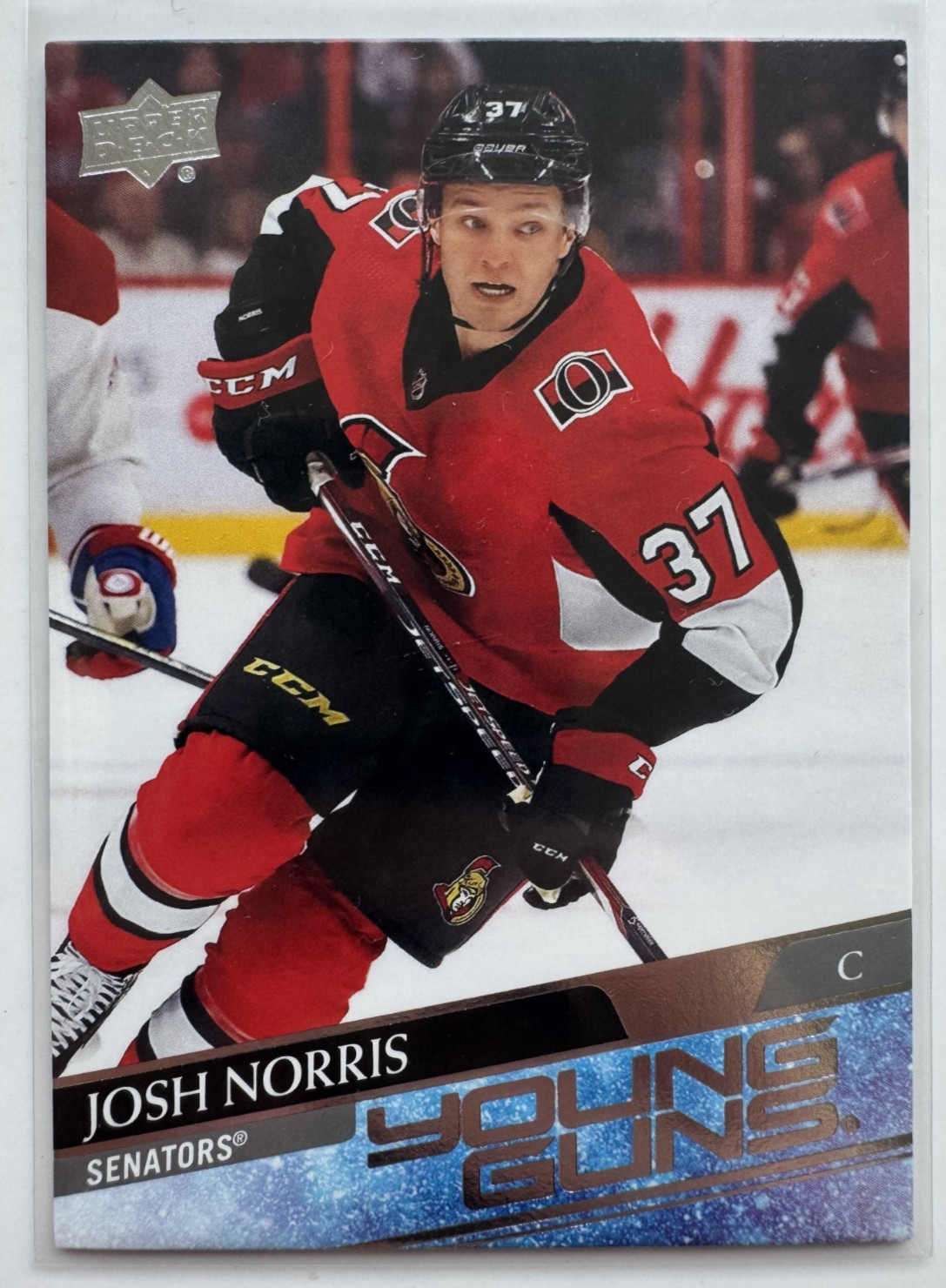 Josh Norris 2020-21 Upper Deck Young Guns #209 Rookie Ottawa Senators