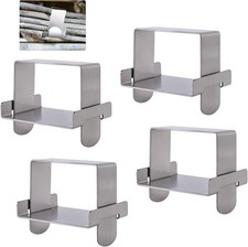 4 Pcs Stainless Steel 1-3/4  Wide Leaf Spring Clamp Kit, Leaf Spring Bend Rep...