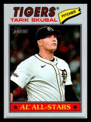 2026 Topps Heritage #281 Tarik Skubal Detroit Tigers Chrome MLB