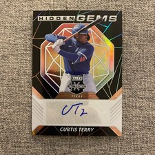 2021 Panini Elite Extra Edition Hidden Gems Black Curtis Terry #HG-CT Auto