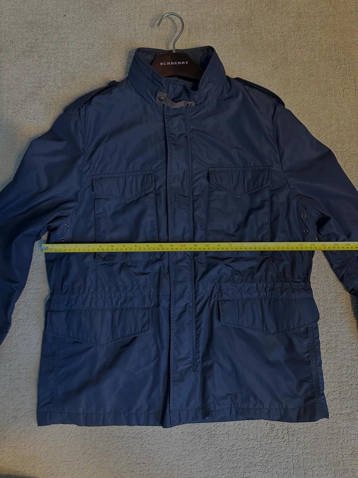 Jaqueta Burberry Brit masculina de náilon azul marinho. Tamanho XL nunca usado. - Imagem 4 de 4