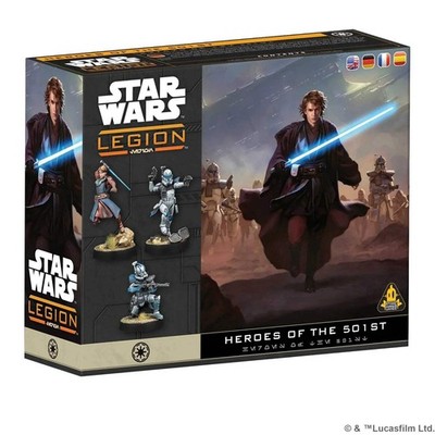Star Wars: Legion - Heroes of the 501st Character Pack - 5 Modelle