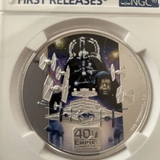 NGC 2020 NIUE EMPIRE STRIKES BACK 40TH ANNIVERSARY. FIRST RELEASES PF70 UC