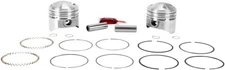 KB Performance Cast Piston Kit (74ci.) - .020in. Oversize to 3.458in., 9:1 Compr