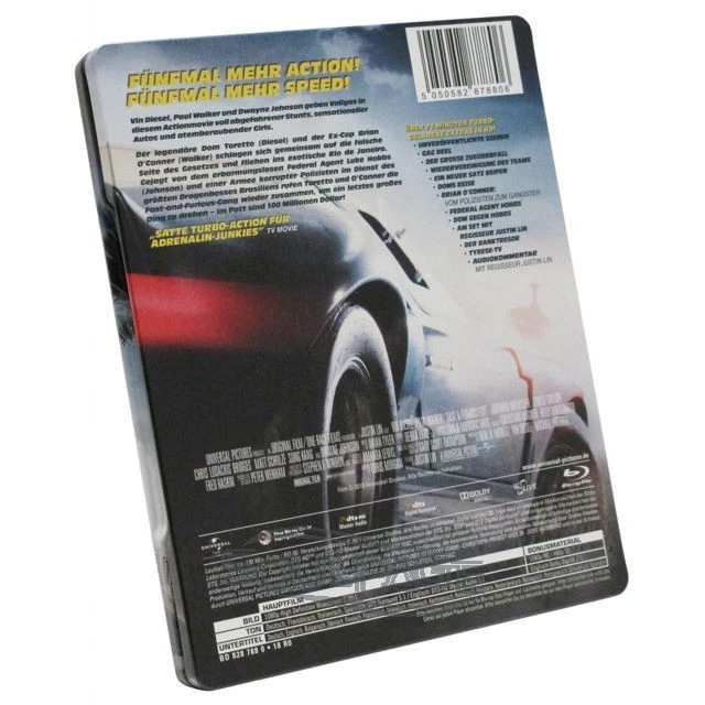 Fast & Furious Five [Steelbook] [Blu-ray] NEU / not perfect - Bild 2 von 2