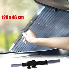 Retractable Car Windshield Sun Shade Curtain Sun Visor Protection UV Block Cover