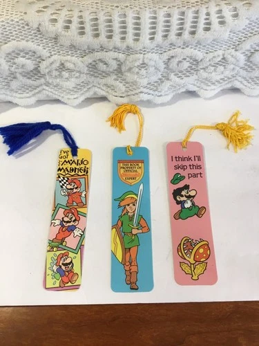 New ListingSet Of 3 Vintage Nintendo Super Mario And Zelda Book Markers