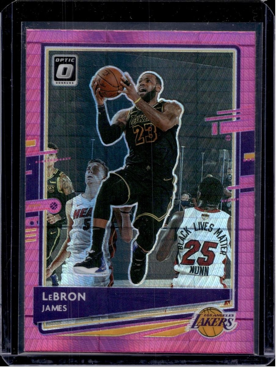 2020-21 Donruss Optic #13 LeBron James Hyper Pink